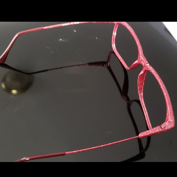 Vintage red speckled frame - Picture 2 of 6